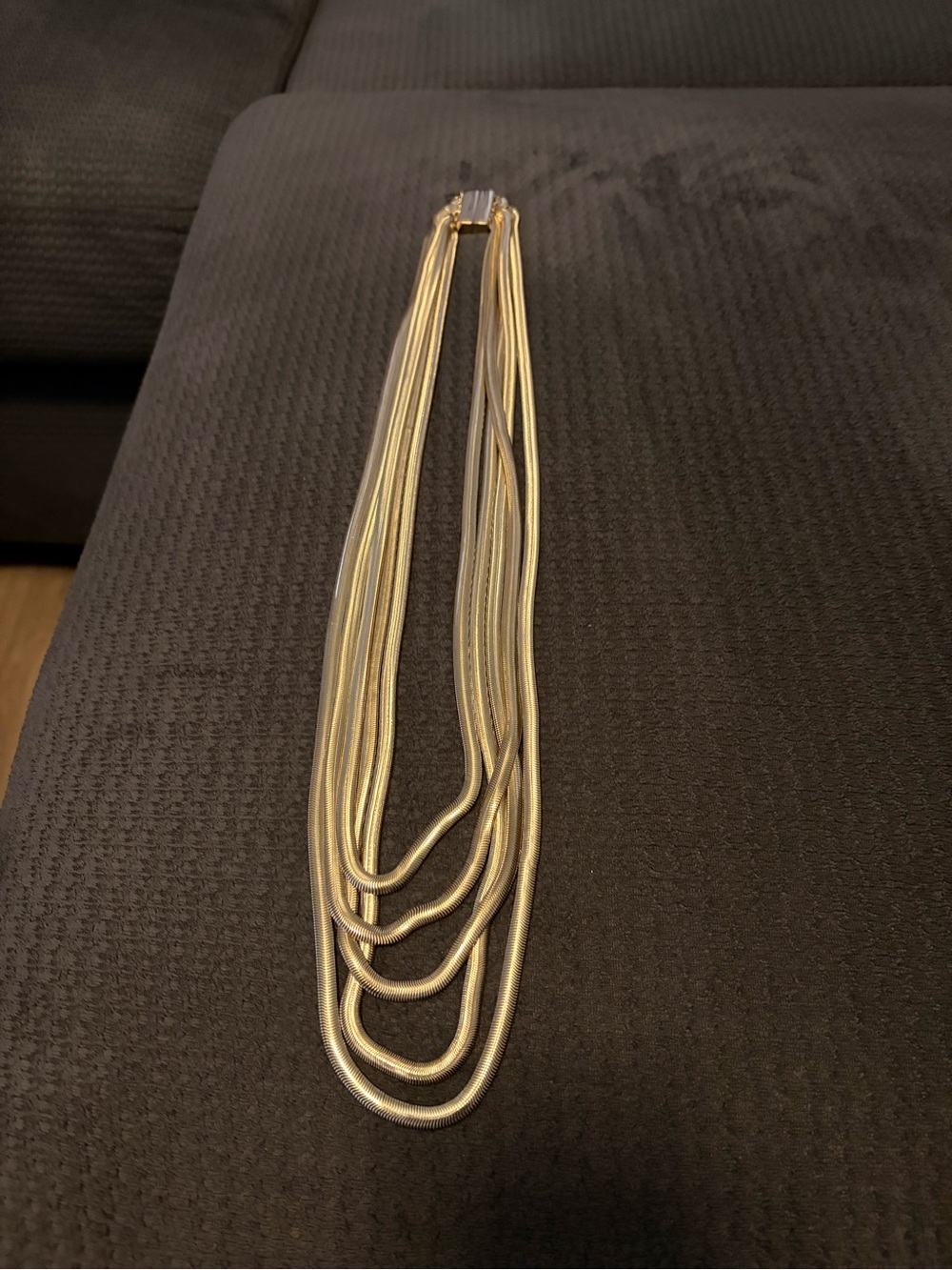 Off park collection Multi-Strand Gold Tone Snake Chain Necklace - Women Jewelry